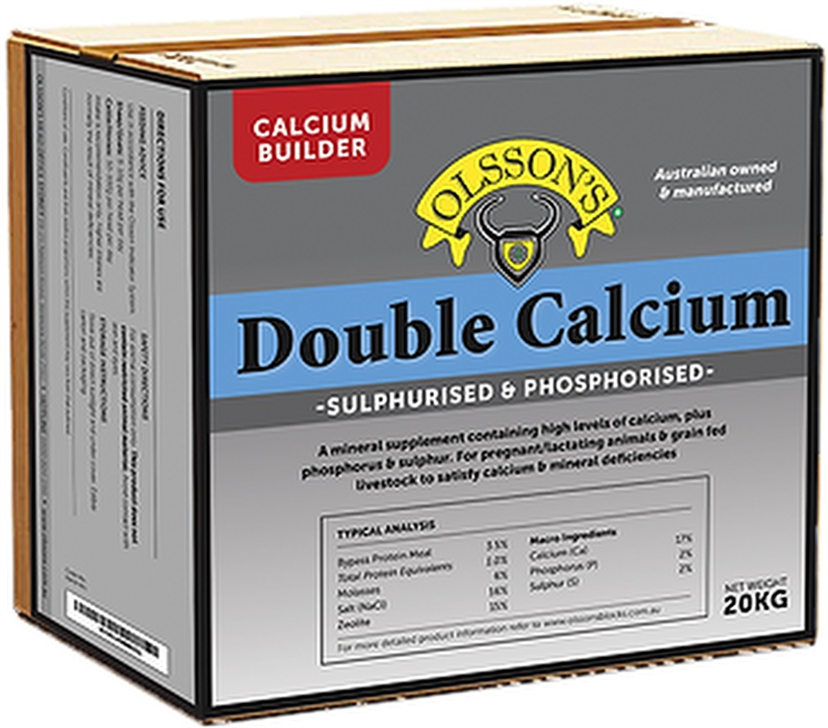 Olssons Double Calcium Phosphorised 20kg