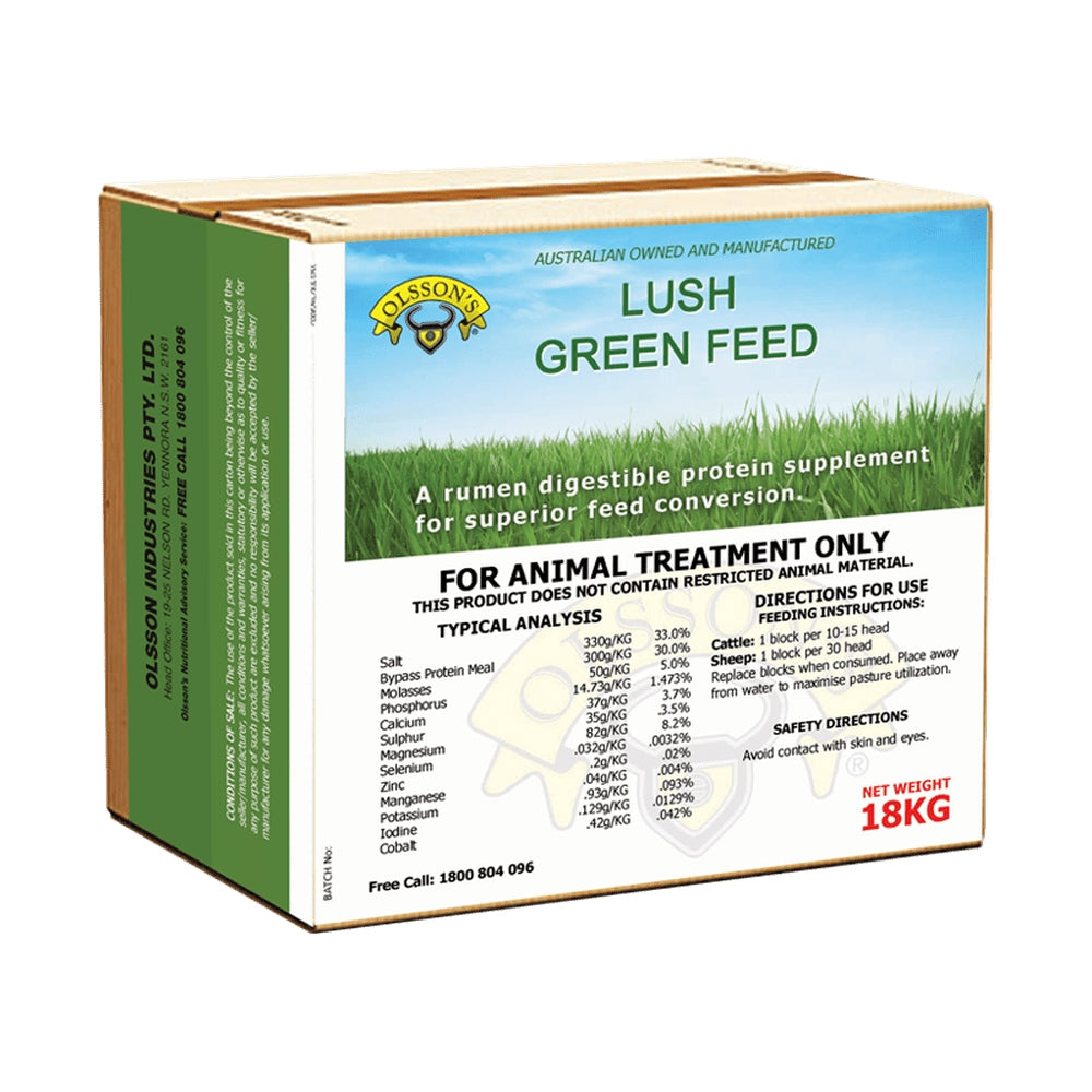 Olssons Lush Green Feed Block 18kg