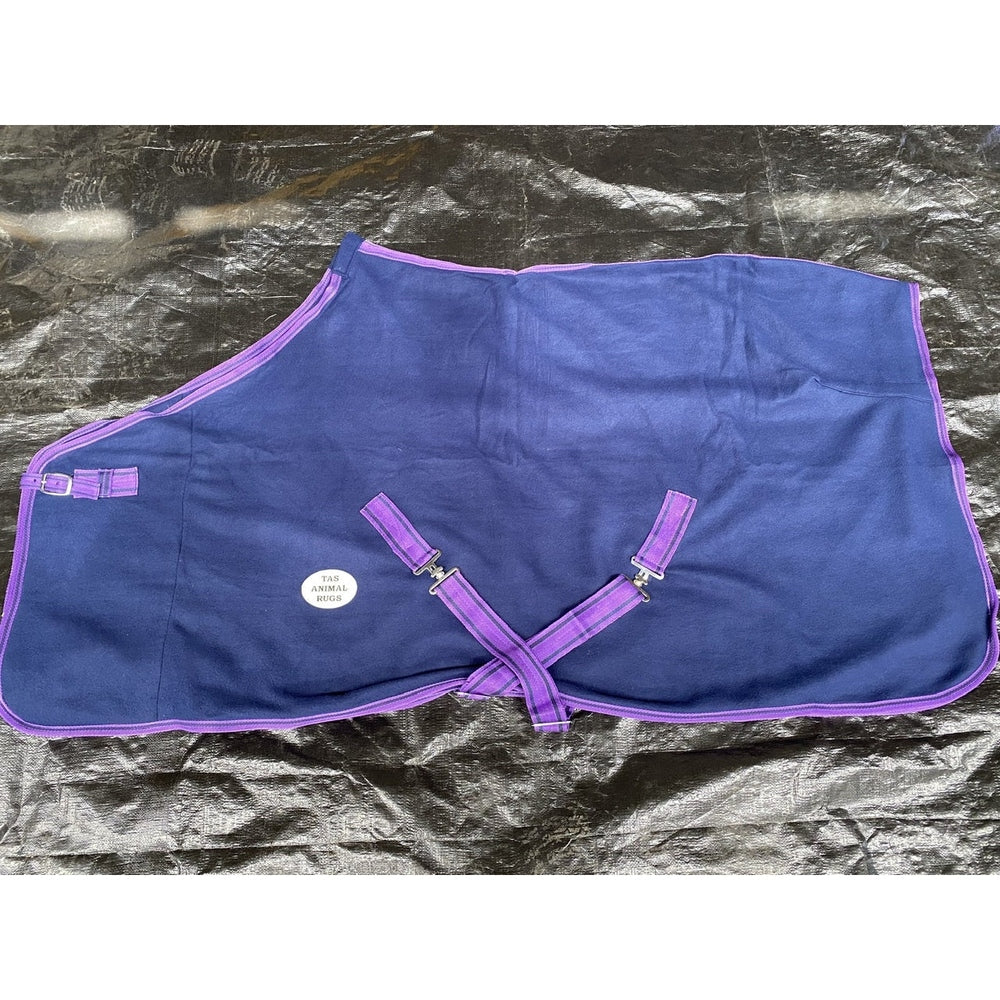 Fleece Rug Navy/Purple