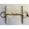 SS Full Cheek Oval Link Curved Snaffle Bit 5.5"