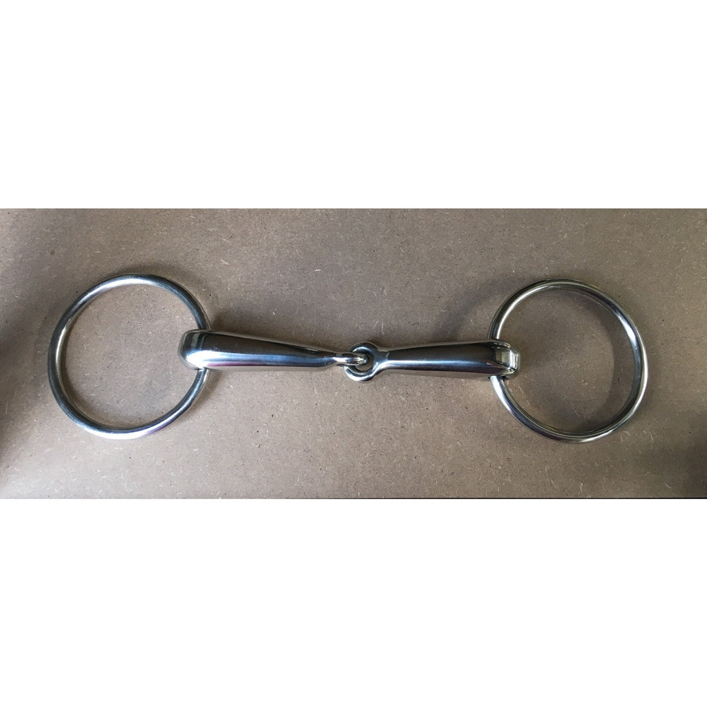 SS Loose Ring Thick Hollow Snaffle Bit 5"