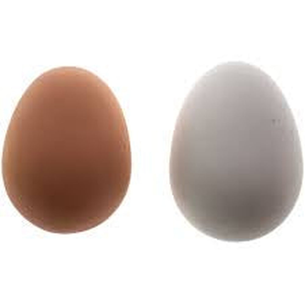 Brood Eggs Rubber Brown Pair