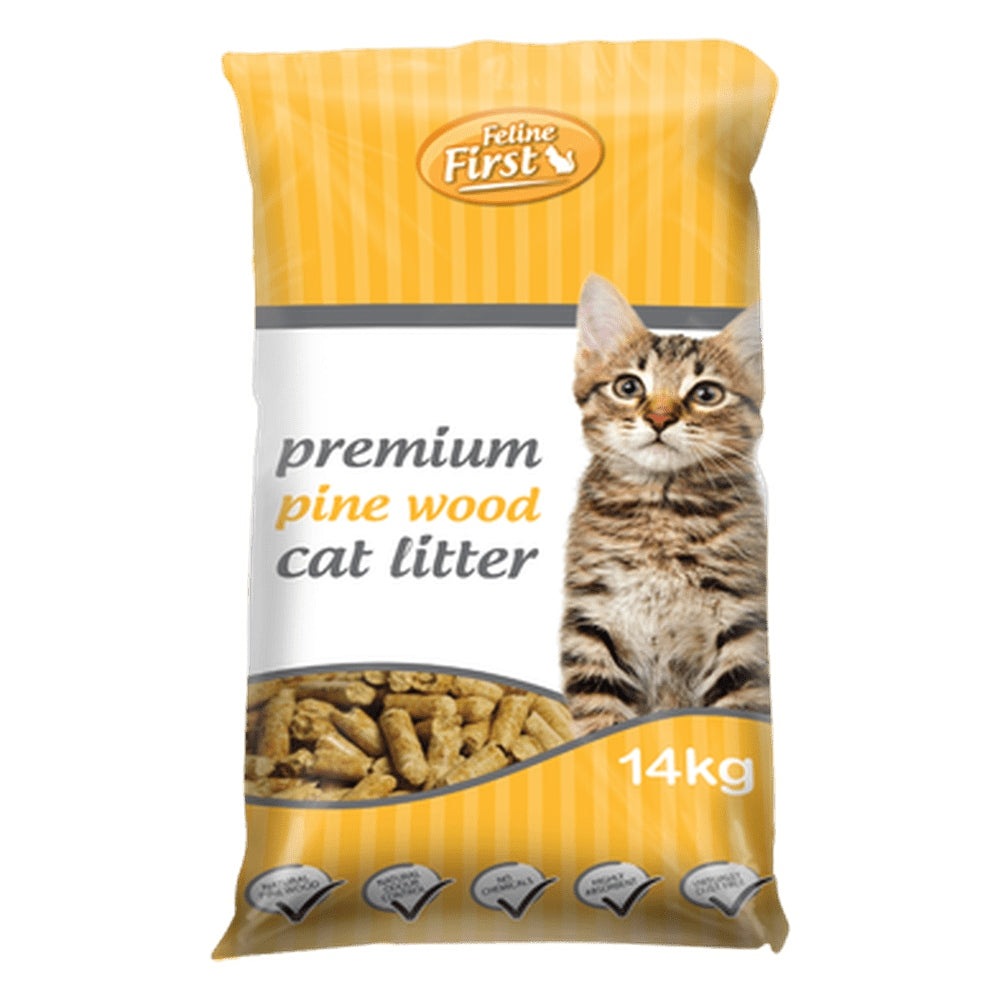 Feline First Pine Cat Litter 14kg