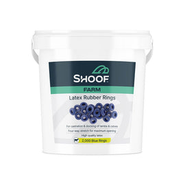 Rubber Rings Shoof Farm 2000 Blue Pail