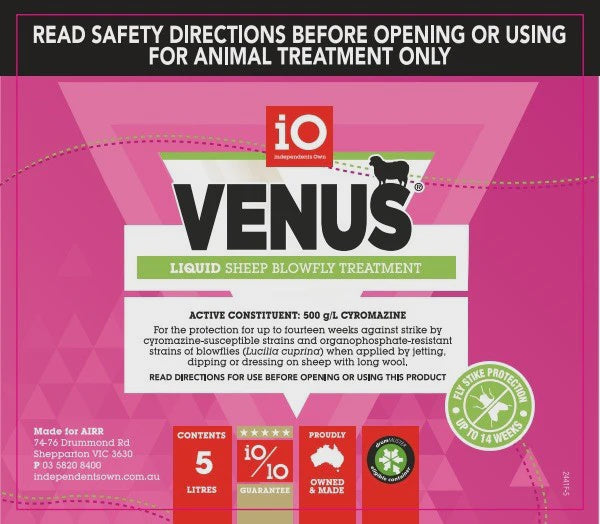 iO Venus Liquid 5L Cyromazine Comparable Vetrazin Liquid