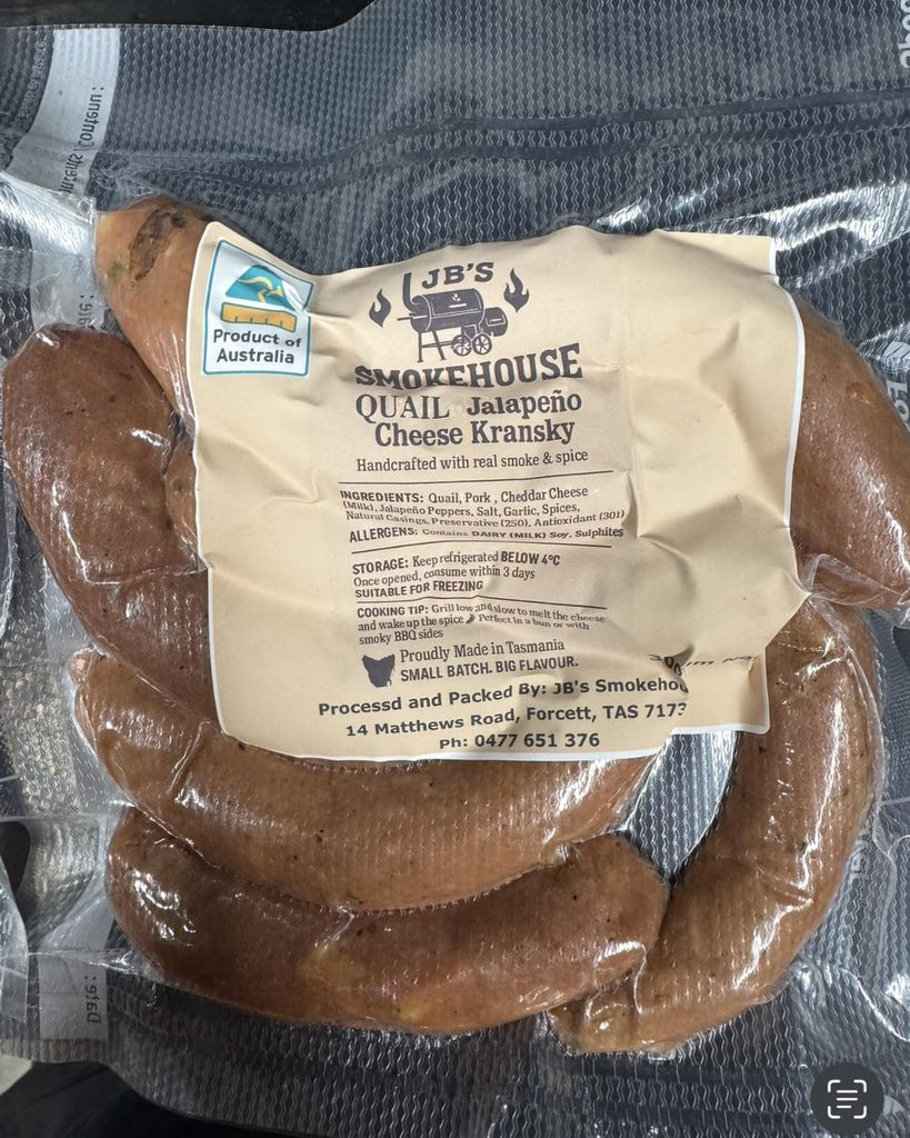 JB's Smokehouse "Rannoch Quail" Kransky 300g