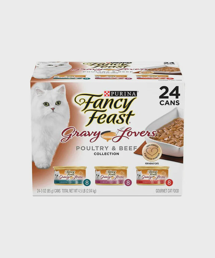 Fancy Feast Gravy Lovers 24x 85g