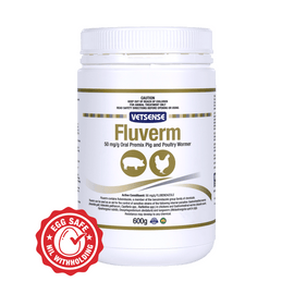 Vetsense Fluverm Pig & Poultry Wormer 600gm