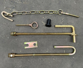 VueRural Gate Fitting Hinge kit -Through Post