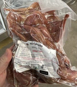 Rannoch Quail Hot Smoked Legs Seconds 500gm