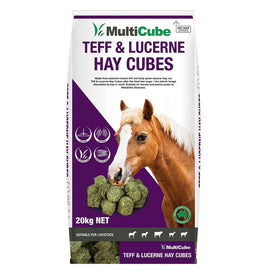 Multicube Teff & Lucerne Hay Cubes 20kg