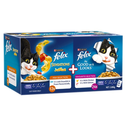 FELIX Jellies + Favourites Select 36 pk