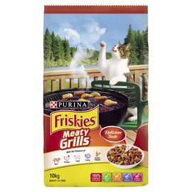 Friskies Adult Dry Cat Food Meaty Grills 10kg