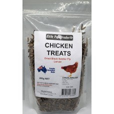 Chicken Treats  Australian Dried Black Soldier Fly Larvae 285g *Mealworm*