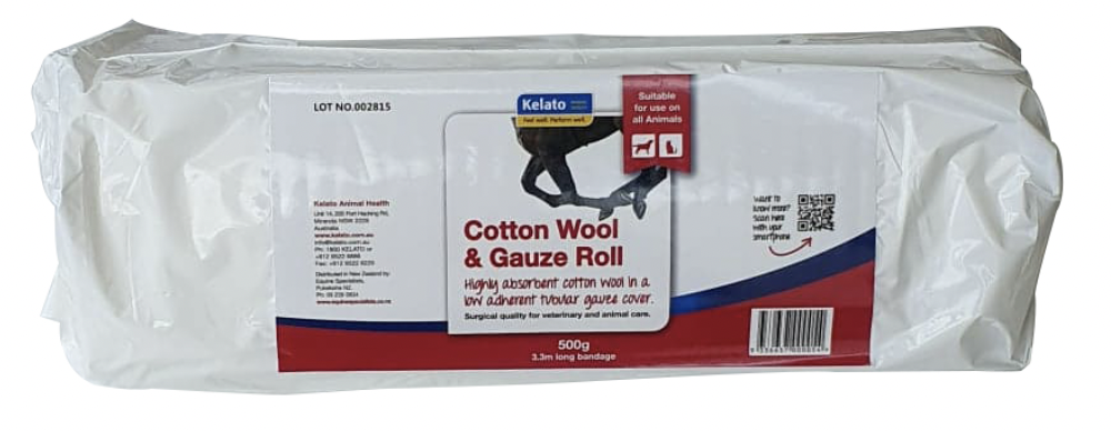 Kelato Cotton Wool & Gauze 500g