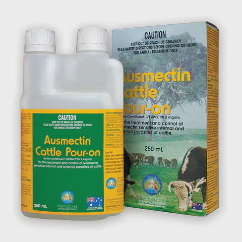 International Animal Health Ausmectin Cattle Pour On 250ml