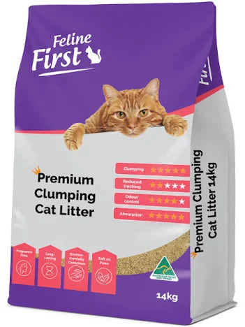 Feline First Clumping Cat Litter 14kg