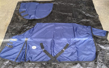 1200D Detachable Neck Rainsheet Navy 5’9