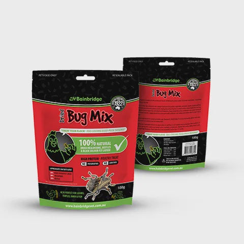 Bainbridge Dried Mealworms & Bug Mix 100g