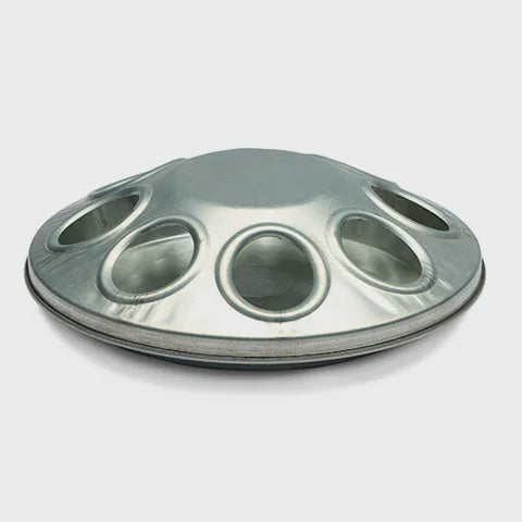 Bainbridge Galvanised Chick Feeder - 8 Hole