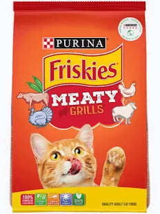 Friskies Adult Dry Cat Food Meaty Grills 10kg