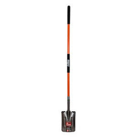 AgBoss Deep Post Hole Shovel Square 18Deg Wooden Long Handle