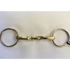 SS Oval Link Loose Ring  Curved Snaffle Bit 5.5"