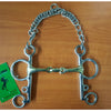 SS Oval Link Pelham with Curb Chain 4.5" Bit