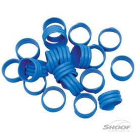 Poultry Leg Bands Plastic 16mm Blue 20 pack