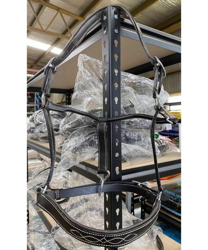 Brown Leather Halter Full Size