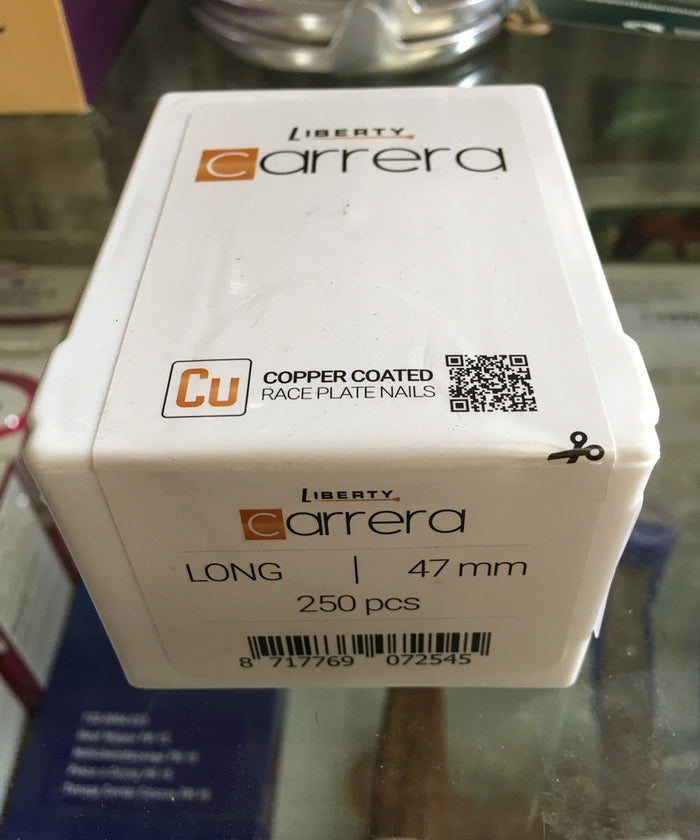 Liberty Carrera Long 47mm CU Antimicrobial 250pcs Horse Shoes Nails