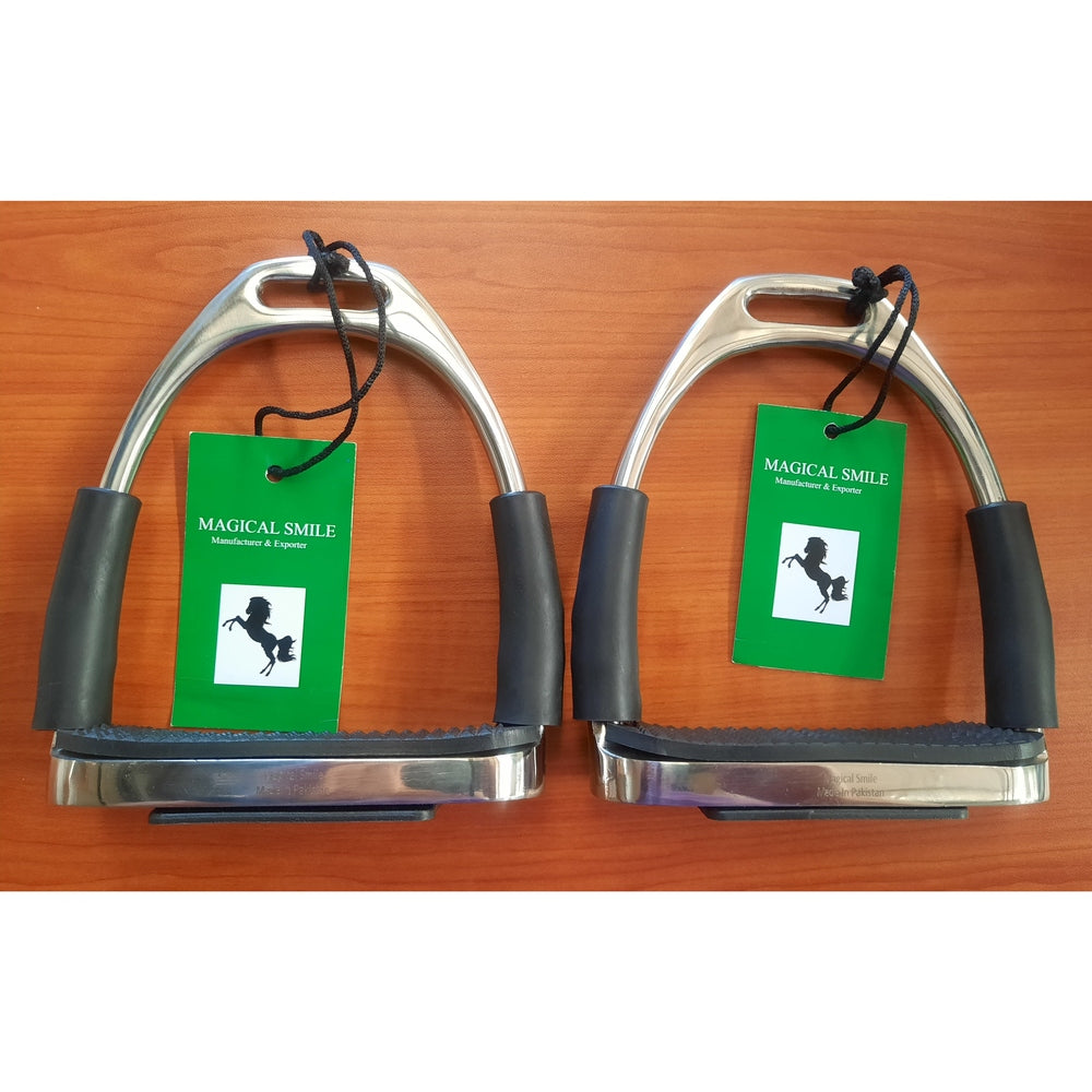 Stainless Steel Flex Comfort Stirrups 4.5"