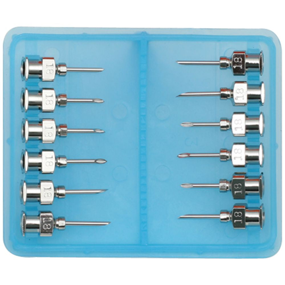 Needles Stainless Doctor 18g x 1/2in 12pk