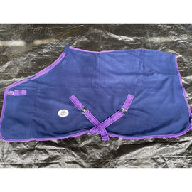 Fleece Rug Navy/Purple