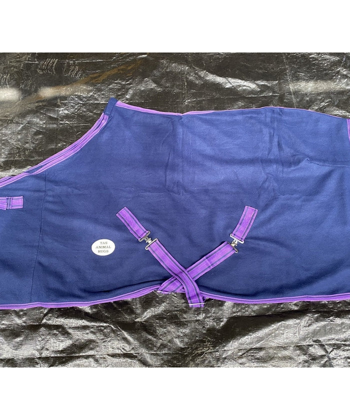Fleece Rug Navy/Purple