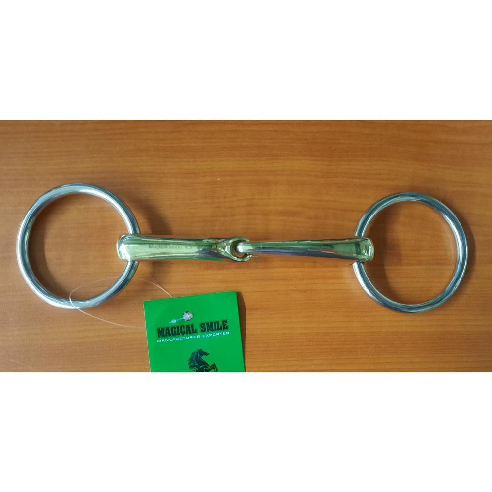 SS Loose Ring Thin Snaffle Bit 5"