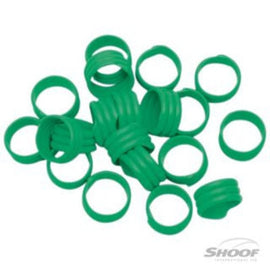 Poultry Leg Bands Plastic 16mm Green 20 pack