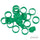 Poultry Leg Bands Plastic 16mm Green 20 pack