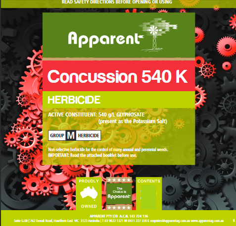 Apparent Concussion 540 20lt