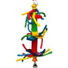 Hanging Wood Cylinder/Rope Bird Toy
