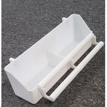Bird - White Feeder with Divider & Perch 200mm