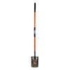 AgBoss Post Hole Shovel Square - Long Fibreglass Handle