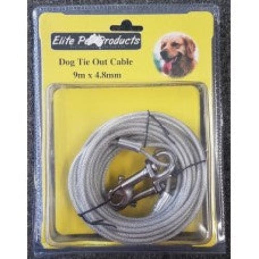 Tie Out Cable 9 Metres x 4.8mm