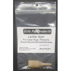 Latex Teat - LD for Large Dogs/Possums, Pouch-Bound Wombats/Koalas