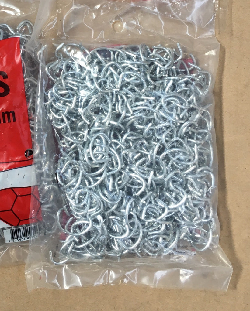 C Clips Netting Fasteners 16mm x 2.0mm pkt 500