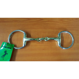 SS Oval Link Eggbutt Bradoon Curved Snaffle Bit 5