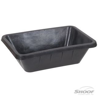 Feed Pan Recycled Rubber 40L no-handle
