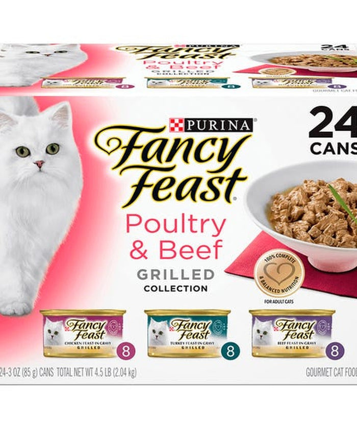 Fancy Feast Poultry & Beef Grilled 24x85gm