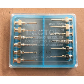 Needles Stainless Doctor 16g x 1/2in 12pkt