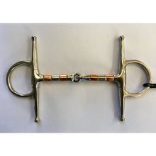 SS Full Cheek Copper Roller Snaffle Bit 5.5"